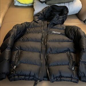 Marmot Midnight Black Hooded Jacket